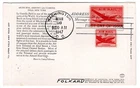 C33 Transport 5c FDC 1947 - Folkard Lettersheet La Guardia Field NY