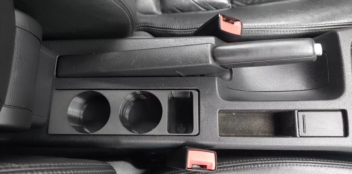 Audi A4 B6 B7 Dual Cup Holder Insert 3D Printed High Resisted PETG Material