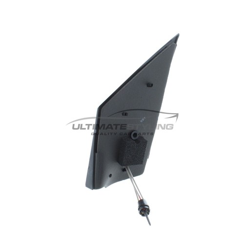 Ford Fiesta Mk6 2002-2009 Manual Cable Door Wing Mirror Black Drivers Side Right - Picture 7 of 24