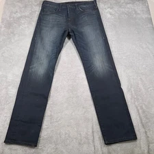True Religion Rocco Jeans Slim Fit Dark Wash Denim Mens Size 34 (Fits 36x33) USA