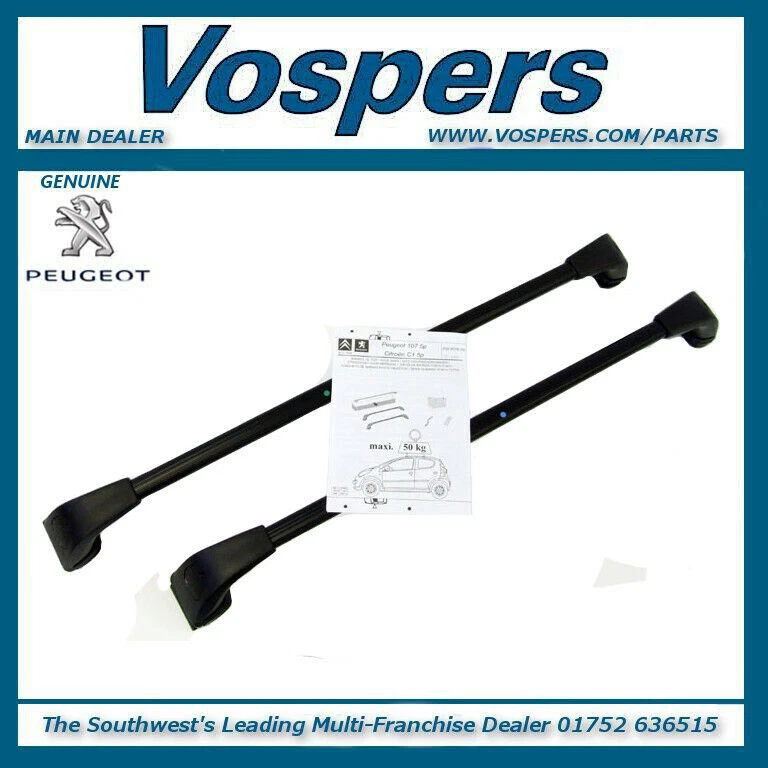 Genuine peugeot 207 roof bars sales