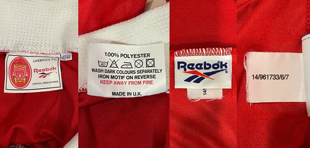 Liverpool FC Redknapp #11 1996 Home Football Soccer Jersey