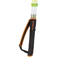 Compact Back Quiver for Youth Archers - Holds 14 Arrows, Ambidextrous Design