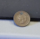 1865 US Indian Cent 1c VG (Plugged)