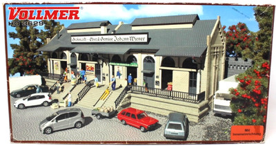 Vollmer H0 3629 Großmarkthalle mit Inneneinrichtung 38 x 16,5 x 13,5 cm HO 1:87