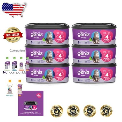 Ultimate Cat Litter Refills: Jumbo 6-Pack, 168ft, Scent Free, 2- Supply