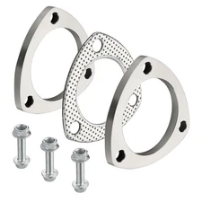 3 Inch 3 Bolt Exhaust Flange Connection Kit, Stainless Steel Exhaust Flange a...