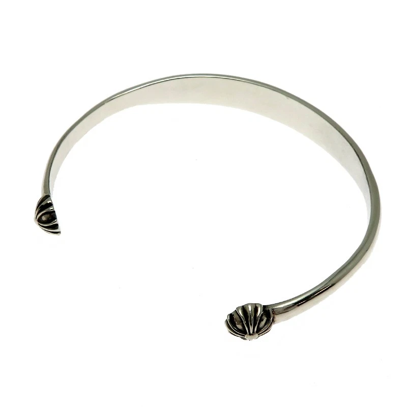CHROME HEARTS Bracciale piatto cuori cromati CH più 925 P0036141
