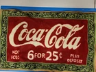 Coca-Cola Rug Vintage Style Area Rug Carpet Decor Coca Cola Collectible 35"x21"