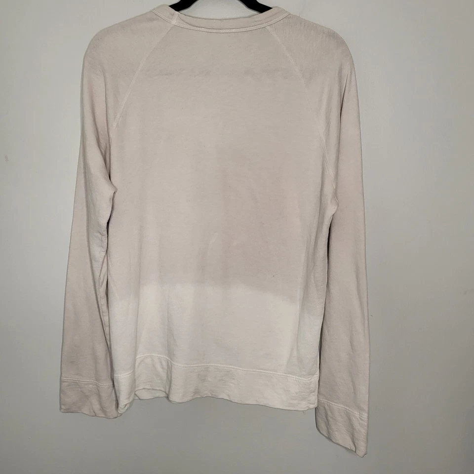 Sudadera James Perse Para Hombre 4 XL Óxido Raglán Manga Larga Terry Francés Foto 2 de 4