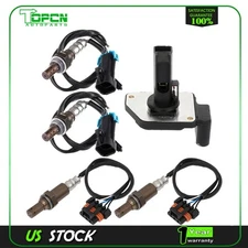 For GMC Savana 1500 2500 4pcs Oxygen o2 02 Sensor + Mass Airflow MAF Sensor
