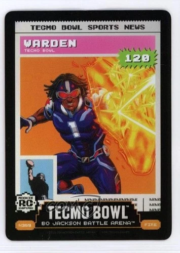 2026 Bo Jackson Battle Arena: Tecmo Bowl Edition News Battlefoil Fire Warden
