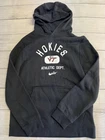 Virginia Tech Hokies Hoodie Boys Large Black NCAA College Football Nike Fleece
