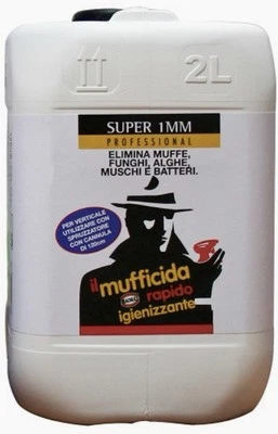 ANTIMUFFA MUFFICIDA SUPER 1MM 2L MADRAS RAPIDO IGIENIZZANTE X MUFFE MUSCHI ALGHE