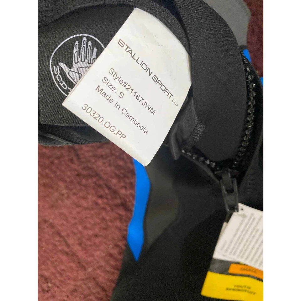 Nuevo Body Glove Juvenil Pequeño Springsuit con Etiquetas - Negro y Azul  Foto 3 de 4