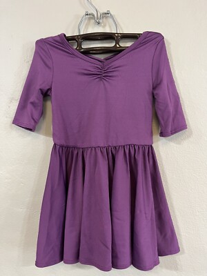2t Dot Dot Smile Purple Ballerina Style Twirl Dress