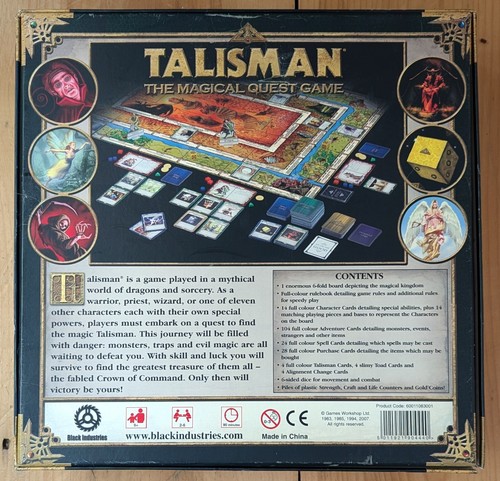 TALISMAN Magical Quest Complete 2007 BOARD GAME Black Industries GAMES WORKSHOP - Picture 6 of 9