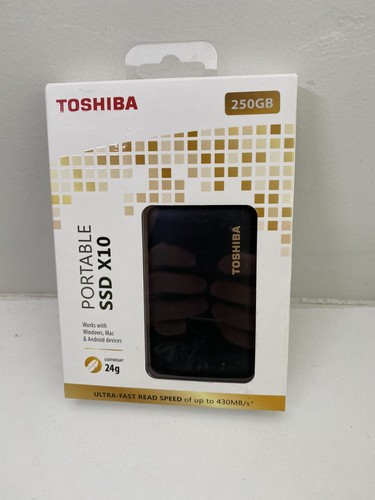 Todhiba Portable SSD X10 BRAND NEW SEALED. 250GB - 第 1/3 張圖片