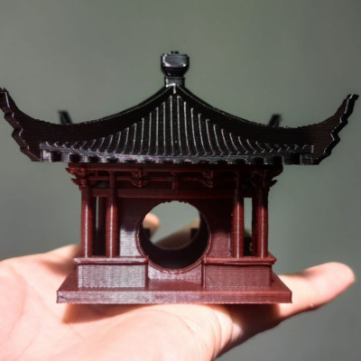 China Miniature Models Ancient Architectural Decorations Collection Crafts