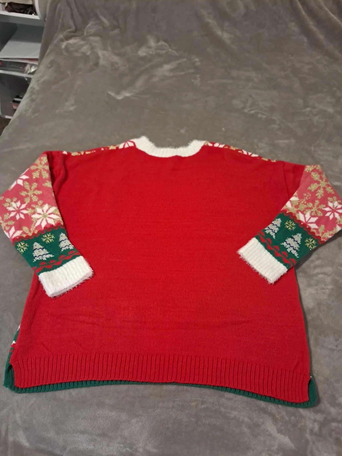 Holiday Time Women's Christmas Ugly Sweater Size Plus 1X.