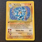 Pokémon Machamp Base Set 8/102 Holo 1st Edition Holo Rare