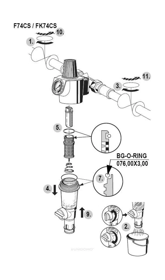 Honeywell Filtereinsatz für Primus Filter FK FKN FN Wasserfilter - Bild 3 von 3