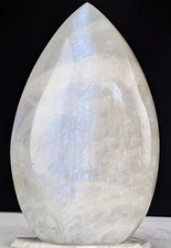 Moonstone Freeform White Teardrop Ornament Tower Flash Crystal