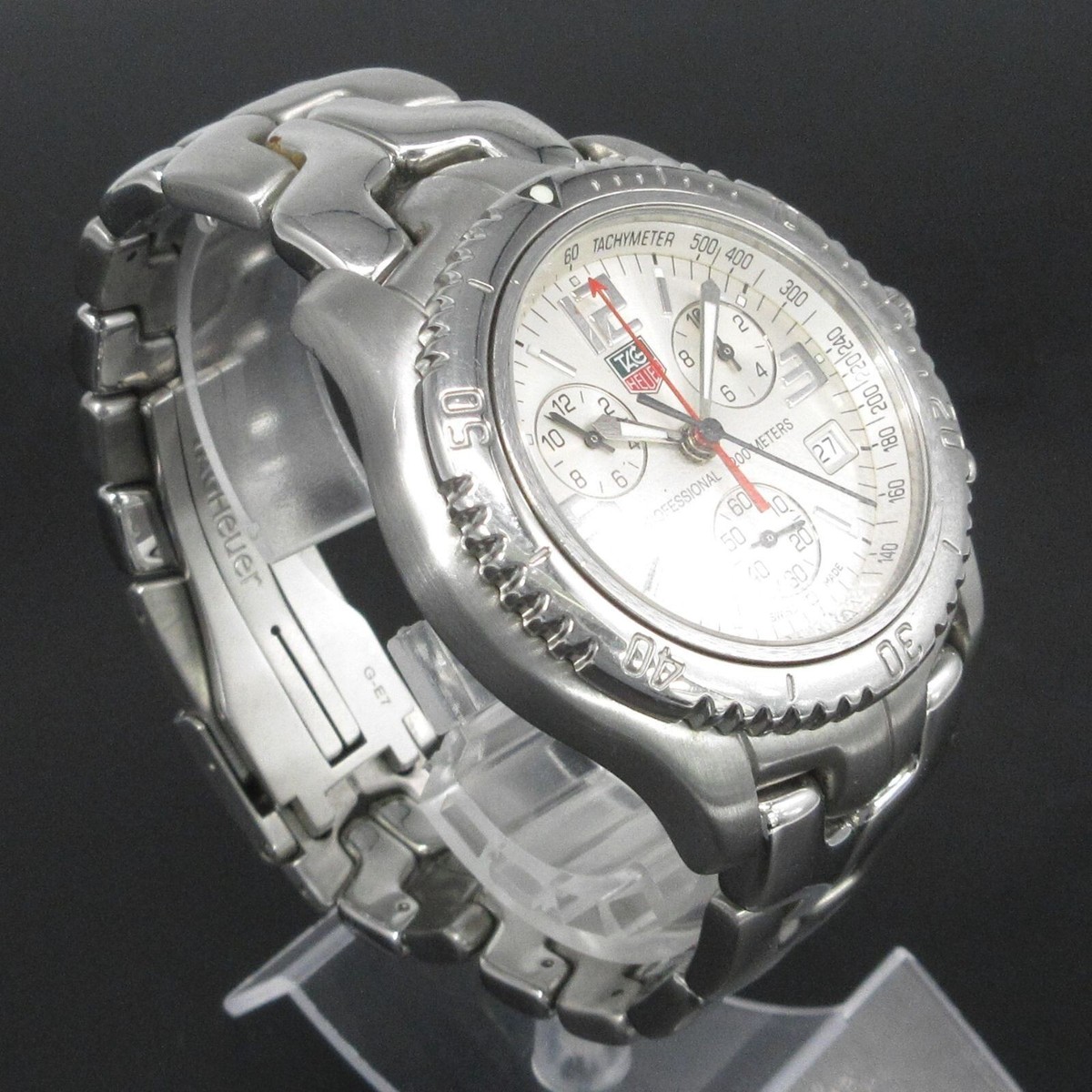 USED Excellent]TAG Heuer Link CT1112 Chronograph Quartz Men's