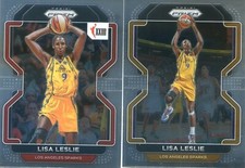 2022 Panini Prizm WNBA LISA LESLIE #60 BASE + #167 W25 BASE SPARKS