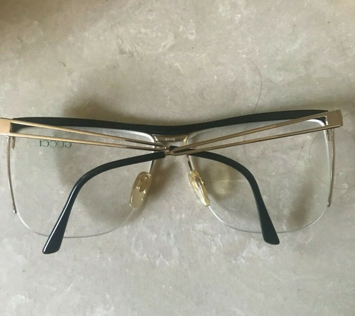 GUCCI AUTHENTIC VINTAGE EYEGLASSES NEW ORIGINAL GOLD FRAME GG2306 ITALY - Bild 2 von 7