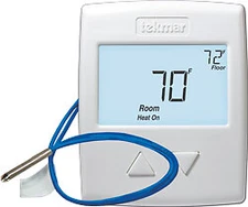 TEKMAR 287968 One Stage Heat Thermostat- Includes Slab Sensor (518 + 079)