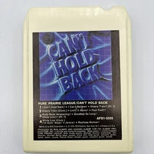 Pure Prairie League - Can't Hold Back - Restored 8 Track Tape - New Pad & Splice
