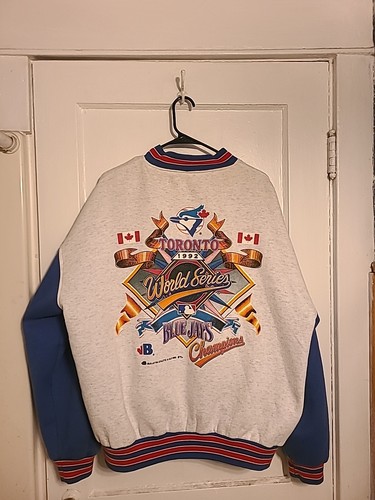 Vintage MLB Toronto Blue Jays #92 World Champions Snap Jacket Men's Size XL - Picture 2 of 11