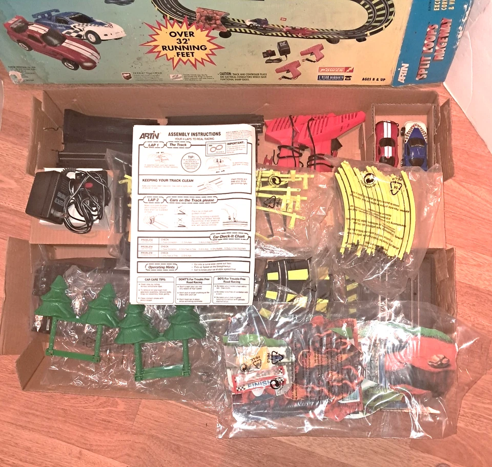 Artin Split Loops Raceway Electric Powered Road Racing Track-Corvette-Viper- - Image 2 of 4