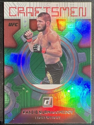 #ad 2022 Donruss UFC Craftsmen Green Flood #13 Khabib Nurmagomedov $3.00