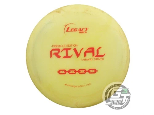 USED Legacy Discs Pinnacle Rival 172g Yellow Red Stamp Fairway Driver Golf Disc
