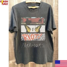 Paramore Rock Band Concert Tour Graphic Charcoal Unisex T-shirt S-5XL WA3641