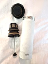 ESPRO Travel Coffee Press - P0 Ultra light - Thin Insulated Coffee Mug Stainless