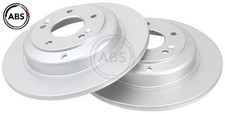 2x Bremsscheibe A.B.S. 18510 2 Bremsscheiben Hinterachse Hinten