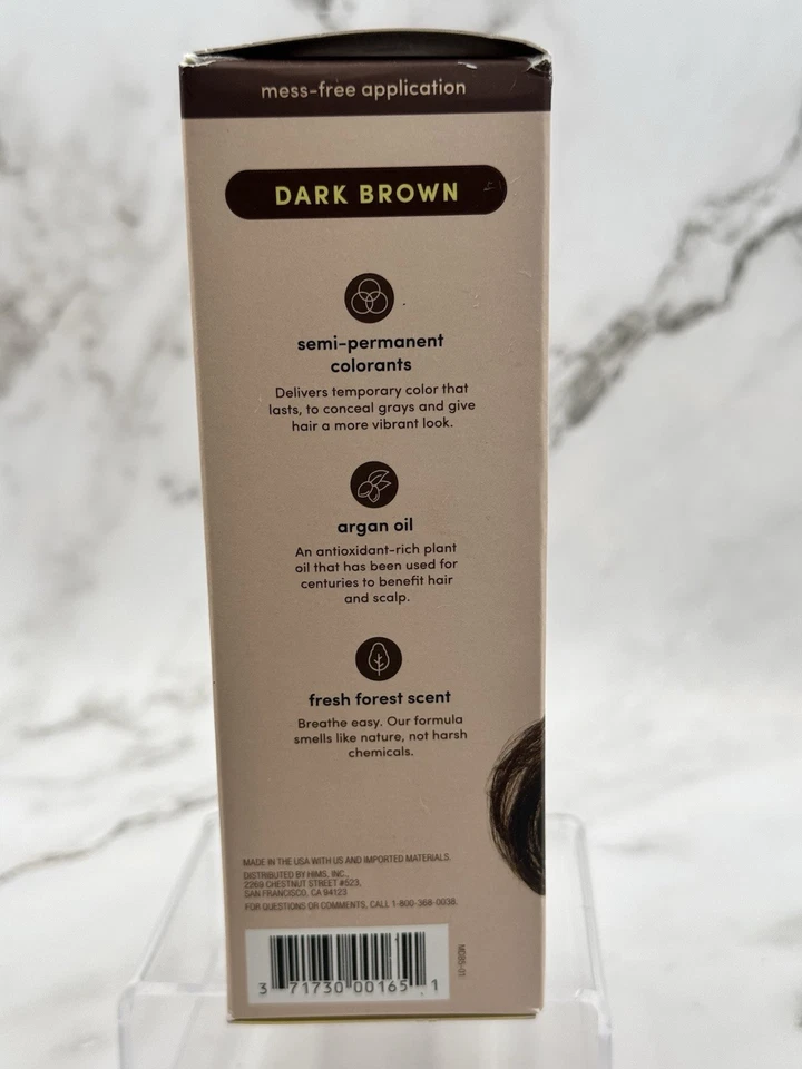 hims Under Cover Color & Conditioner for Men, Dark Brown - Hair Color - Image 4 of 4