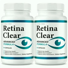 (2 Pack) Retina Clear – Retina Clear Capsules for Eyes