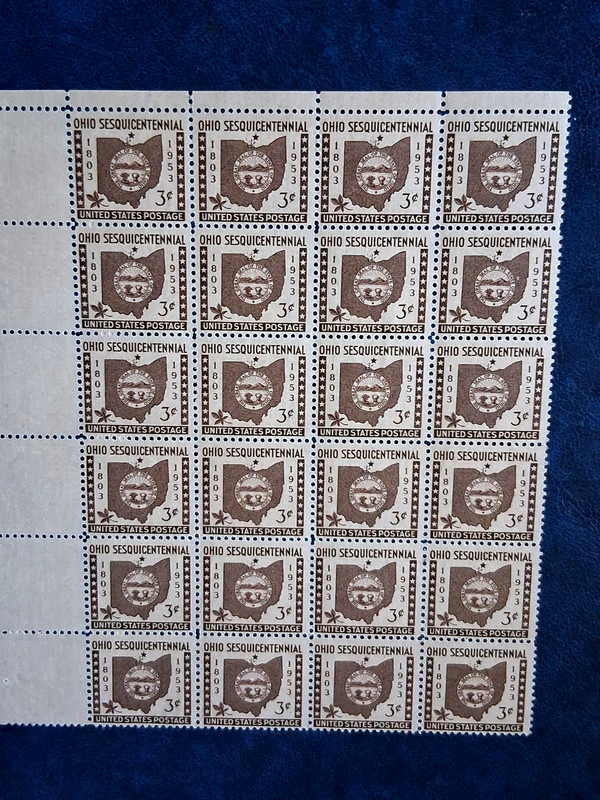 OHIO  Block of 24  #1018  Block of 24