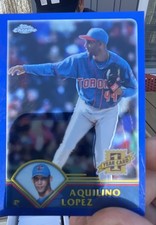 2003 Topps Chrome Traded & Rookies - Aquilino Lopez #T215 Refractor (RC)