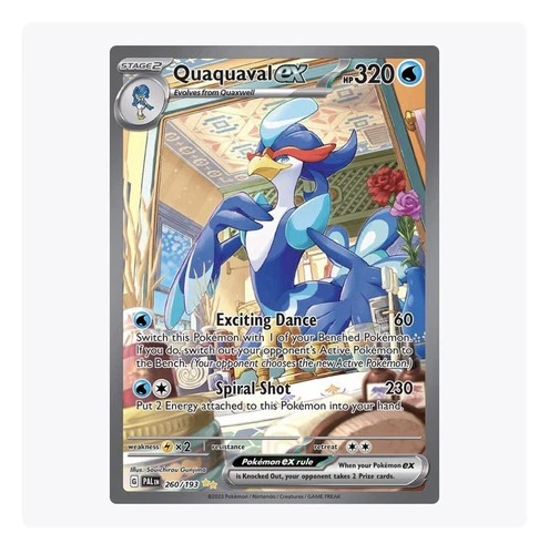 Quaquaval ex 260/193 Sv02: Paldea Evolved special Illustration rare SIR- NM