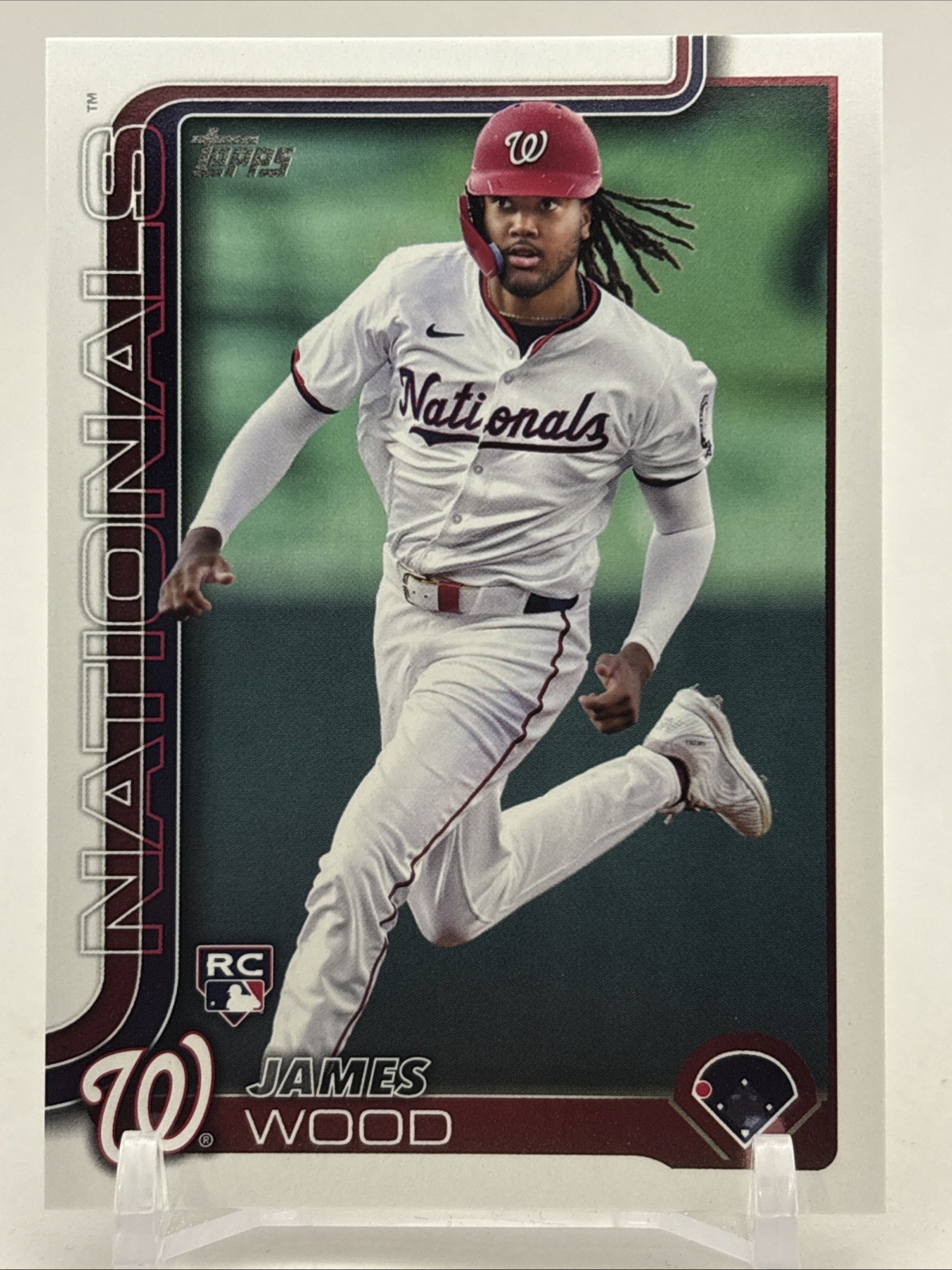 2025 Topps Series 1 [RC] #181 James Wood Washington Nationals
