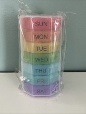7-Day Pill Box Organizer 4 Times a Day, Morning/Noon/Evening, Bed Medicine