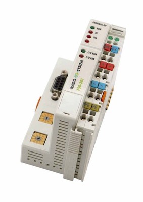 Wago 750-301 PROFIBUS-DP 24 V Feldbuskoppler / Fieldbus coupler -used-