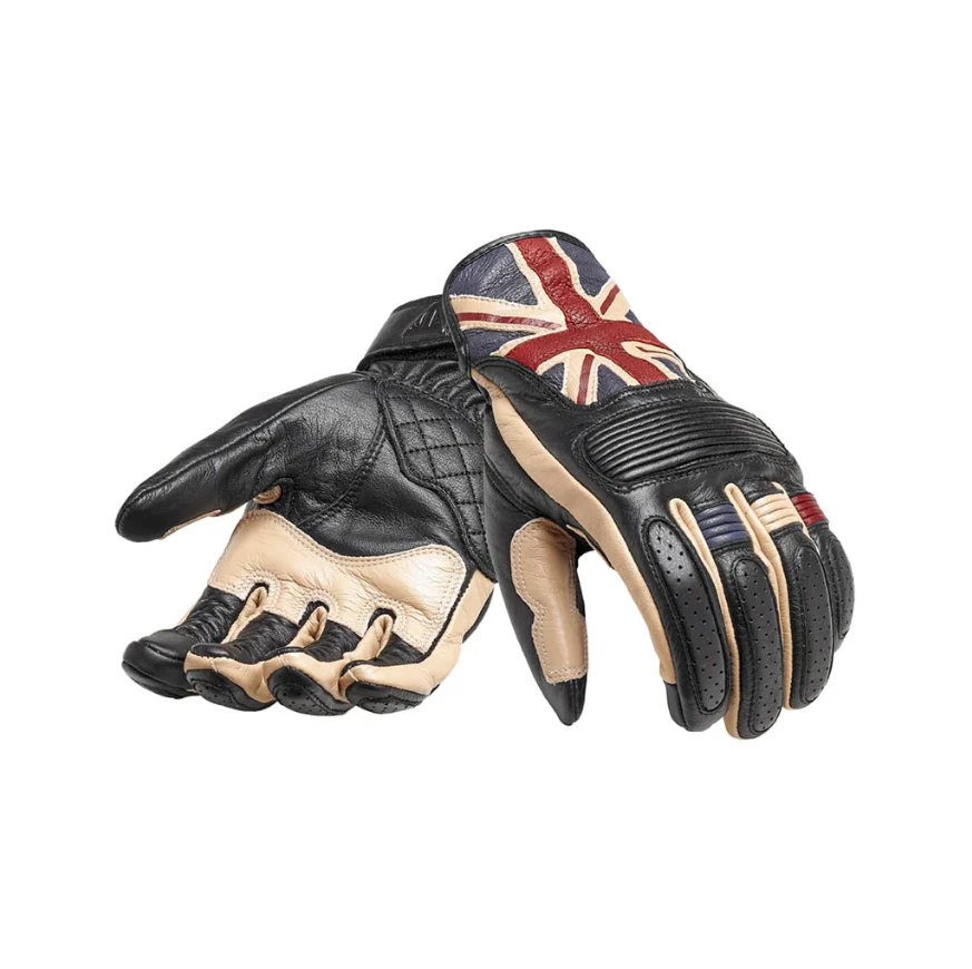 Guantes De Moto Para Hombre Triumph FLAG Negro MGVS17303 - Imagen 1 de 4