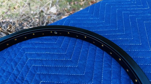 Bmx 20” Hoops Rims Old School Vintage 48h Black Alloy - Picture 21 of 24