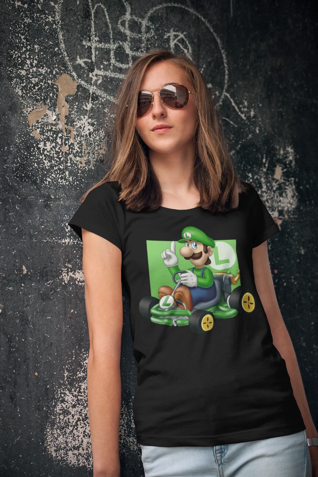 Luigi Mario Kart T-Shirt Unisex